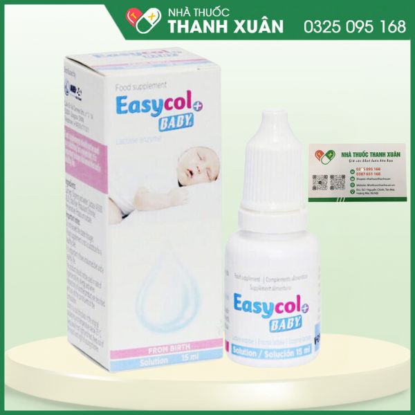 Easycol Baby - Làm giảm các triệu chứng rối loạn tiêu hóa do không dung nạp lactose